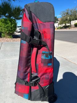 Rolling Wheeled Gear Bag with Backpack Straps