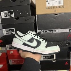 Nike Dunk Low Dark Smoke Grey Barely Green size 10 USED But Clean