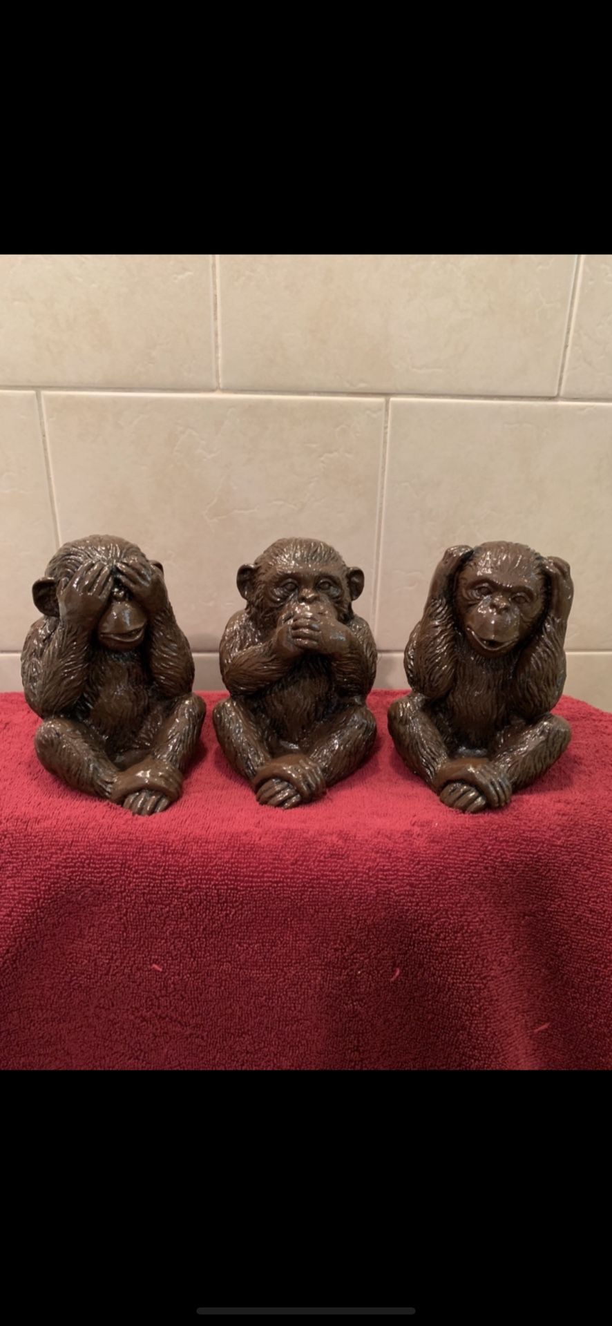 See no evil monkeys set