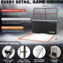 6 foot pickleball rebounder training aid net - NEW