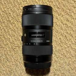 Sigma 18-35mm f1.8 EF Mount