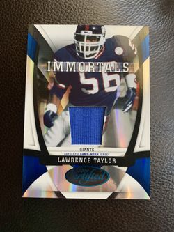 Lawrence Taylor Game worn Jersey #d 1/50!