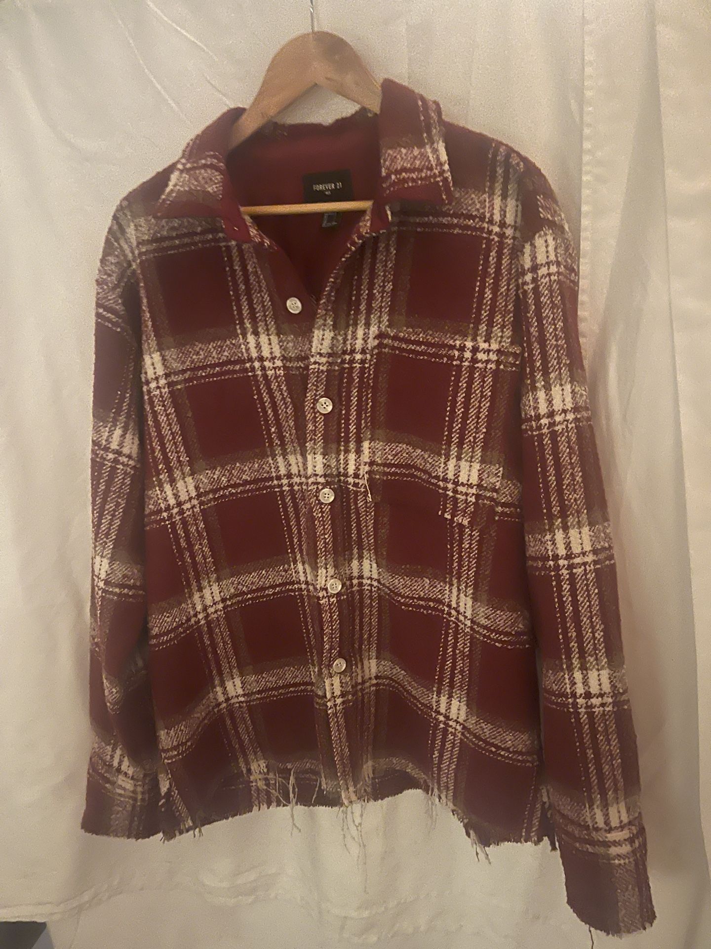 Men’s Large Plaid Long sleeve 