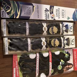 Human And Mostly Synthetic Unused Wigs!