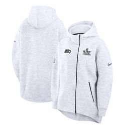 Seahawks Nike Women's Super Bowl LX Opening Night Full-Zip Hoodie LARGE