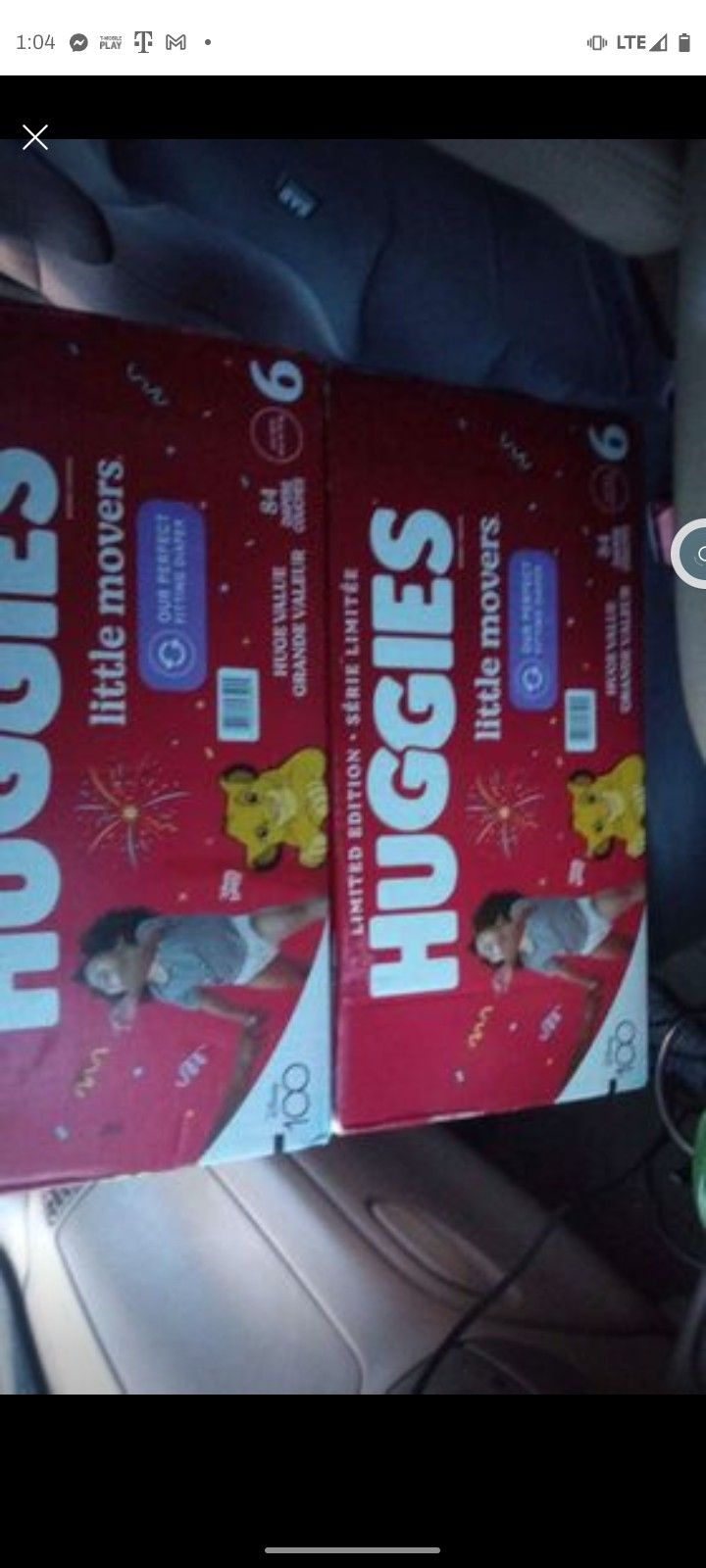 HUGGIES SIZE 6 Huge Box