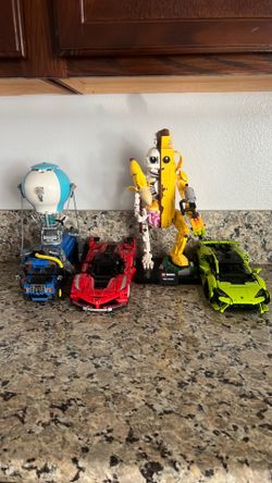 Lego cars and Lego Fortnite famous things