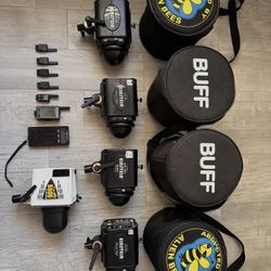 Paul C. Buff Einstein E640 Studio Strobe Kit – 4 Lights + CyberSync+Cybersense – Las Vegas