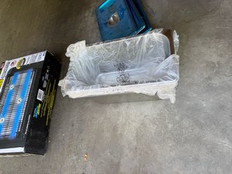 6 stainless steel hotel pans 1/3 x6