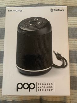 Merkury Pop Bluetooth Wireless Compact Speaker New