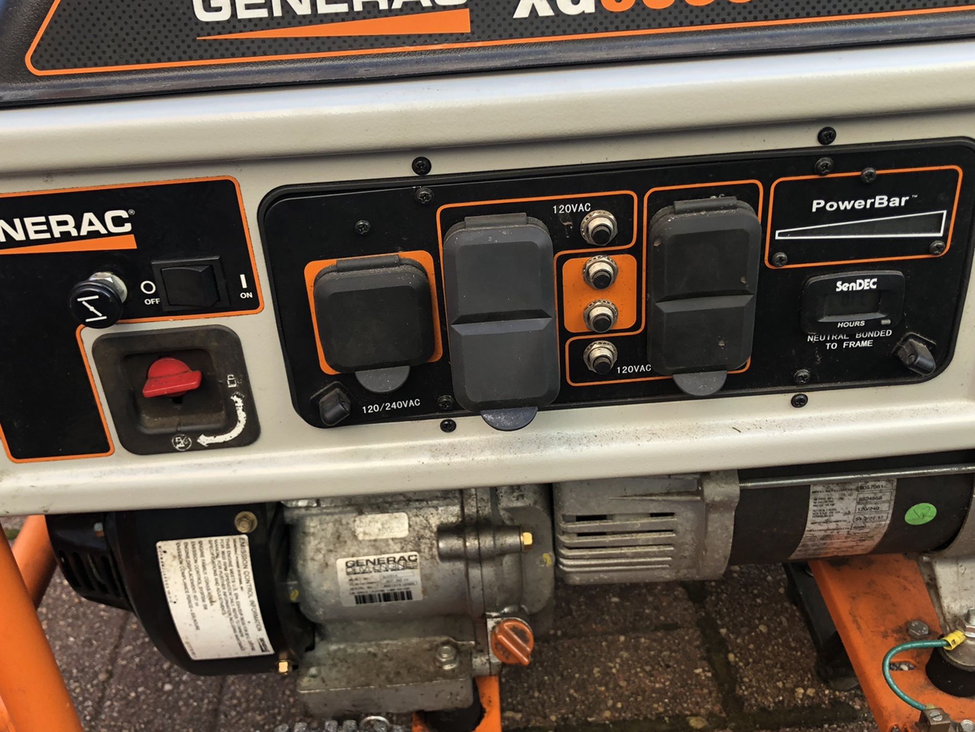 Generac XG6500 generator Serviced