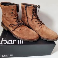 Bar III Leather Tan Shoes Sz 12