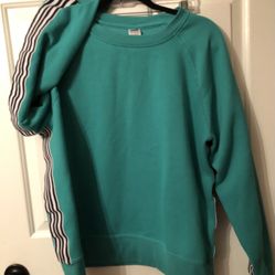 Avia Striped Sweat Shirt . Size XL 