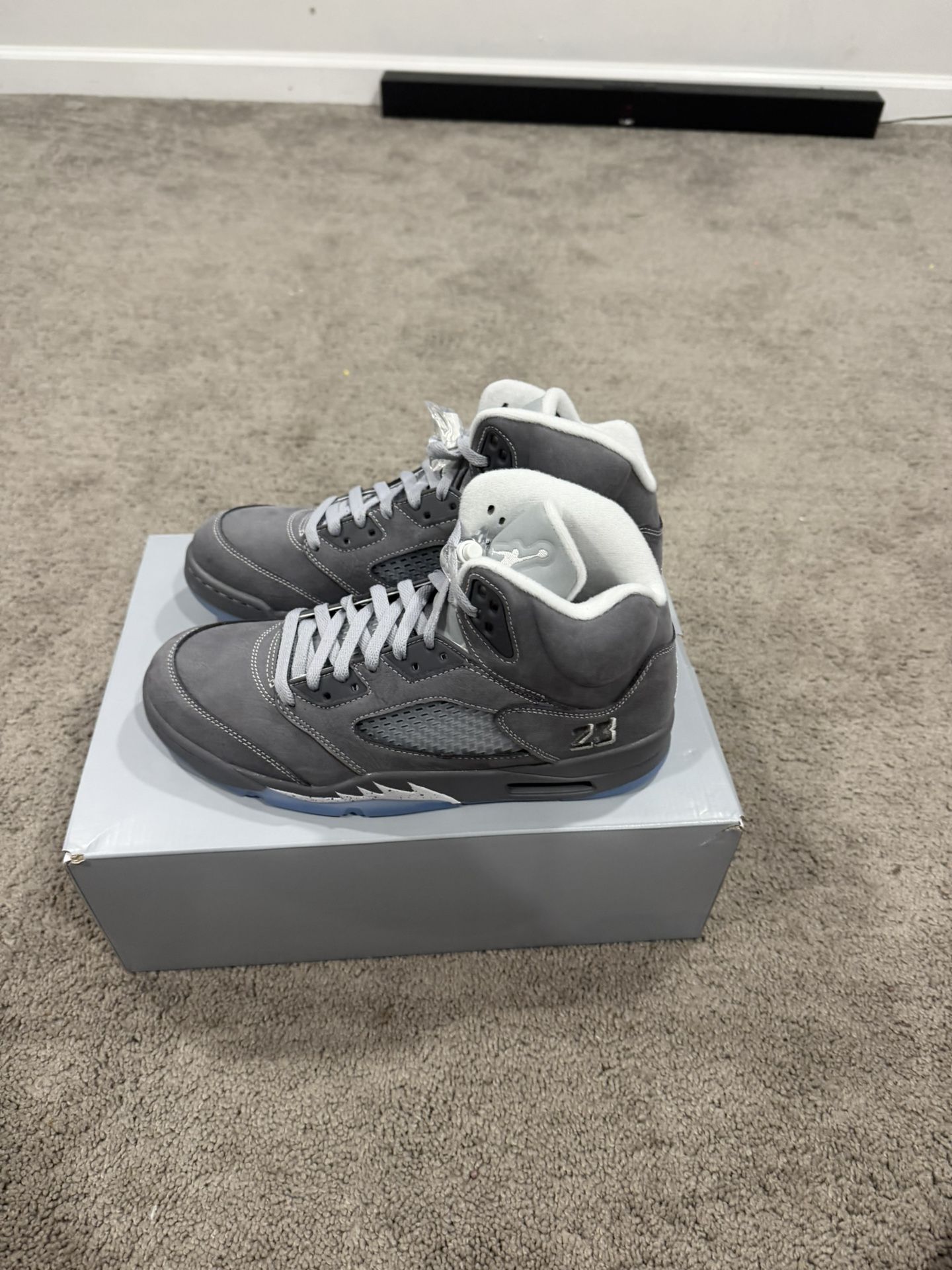 Jordan 5 Wolf GREY Sz 10.5