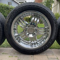 6 Lug Nut Rims & TIRES/ Rines & LLANTAS De 6 birlos (6x5.5) Size: 20”