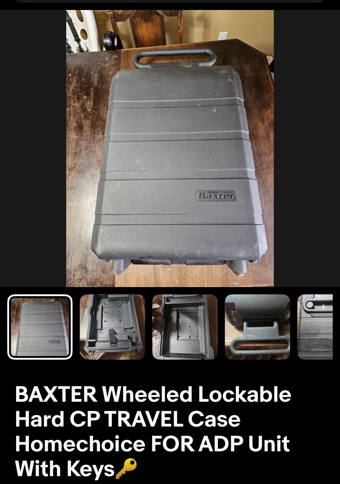 Baxter home PD Travel case