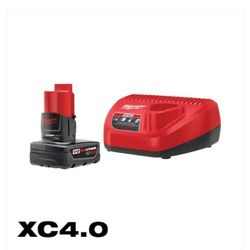 M12 battery milwaukee and charger.