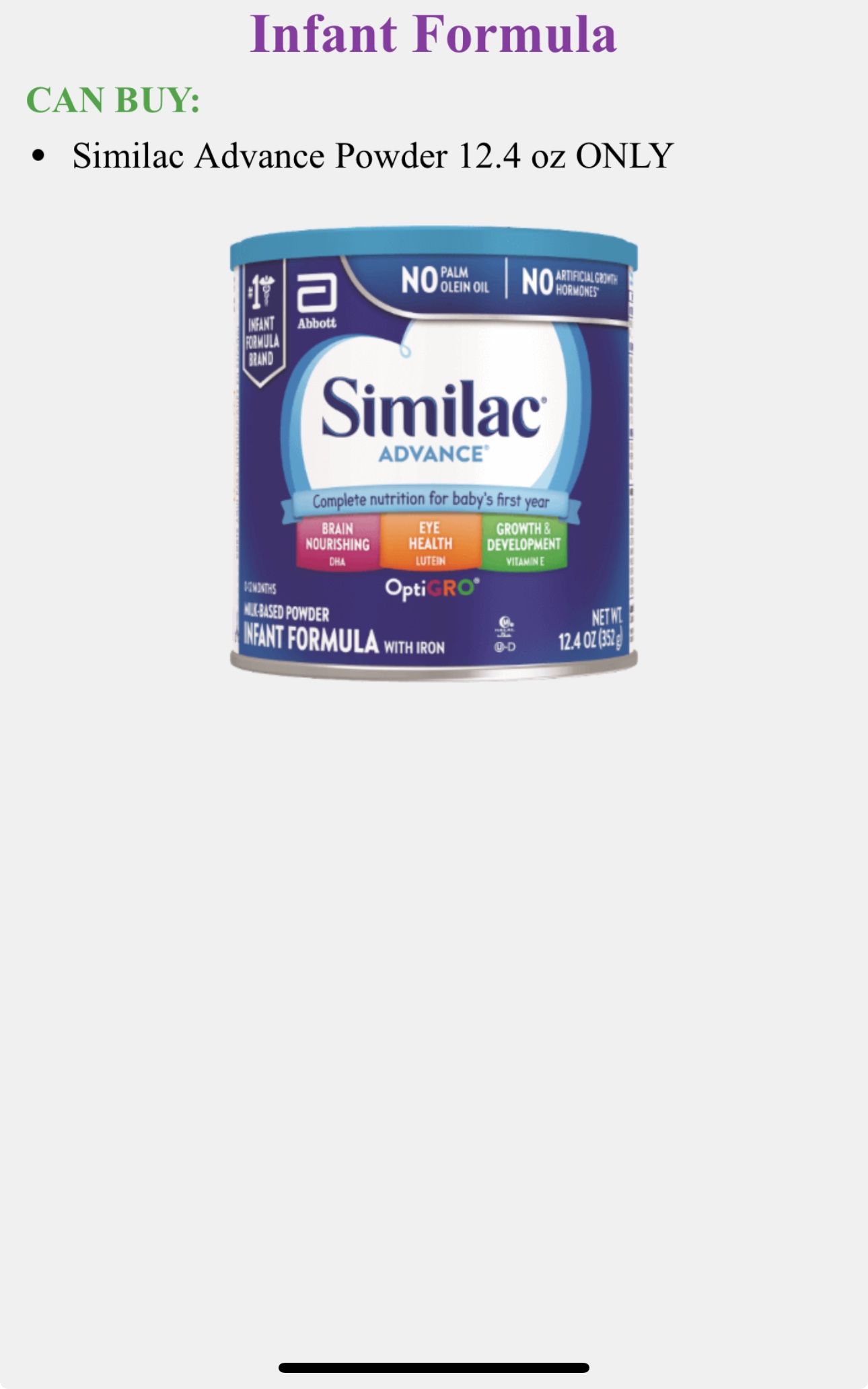 Formula