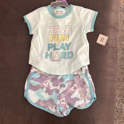 12 Months Reebok 2piece Short Set