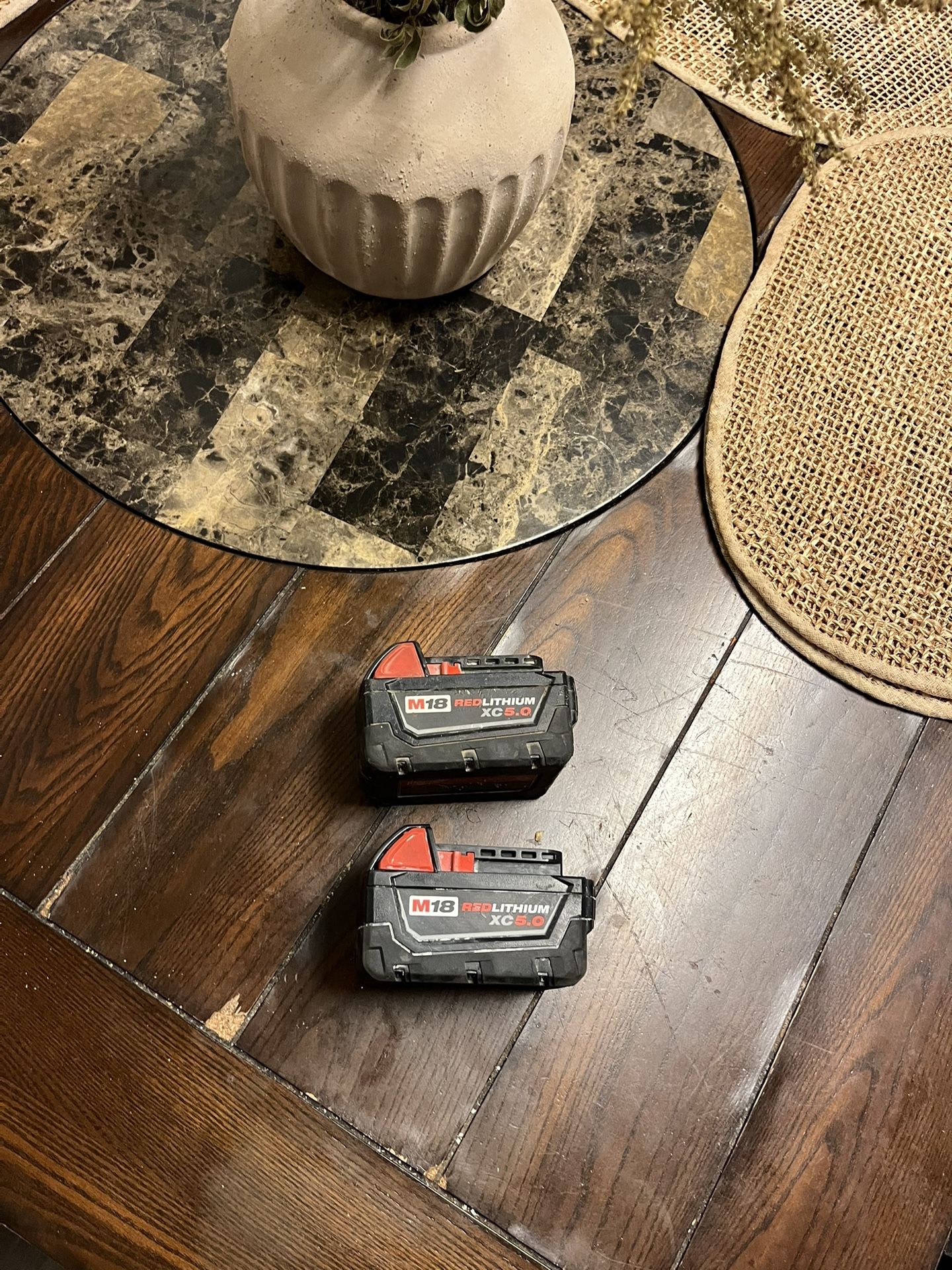 Milwaukee M18 Baterías 5.0ah $90 Por Las Dos Firme Precio