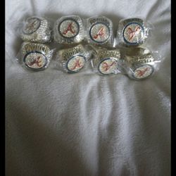Freddie Freeman - 2021 Atlanta Braves World Series Ring Set Of 7 