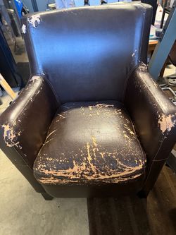 Great framed chair with reupholstered needed