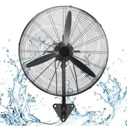 SIMPLE DELUXE 24 in  MISTING WALL MOUNT FAN 