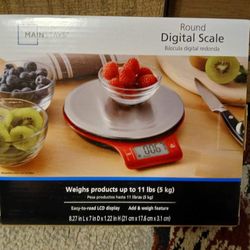 New Round Digital Scale 