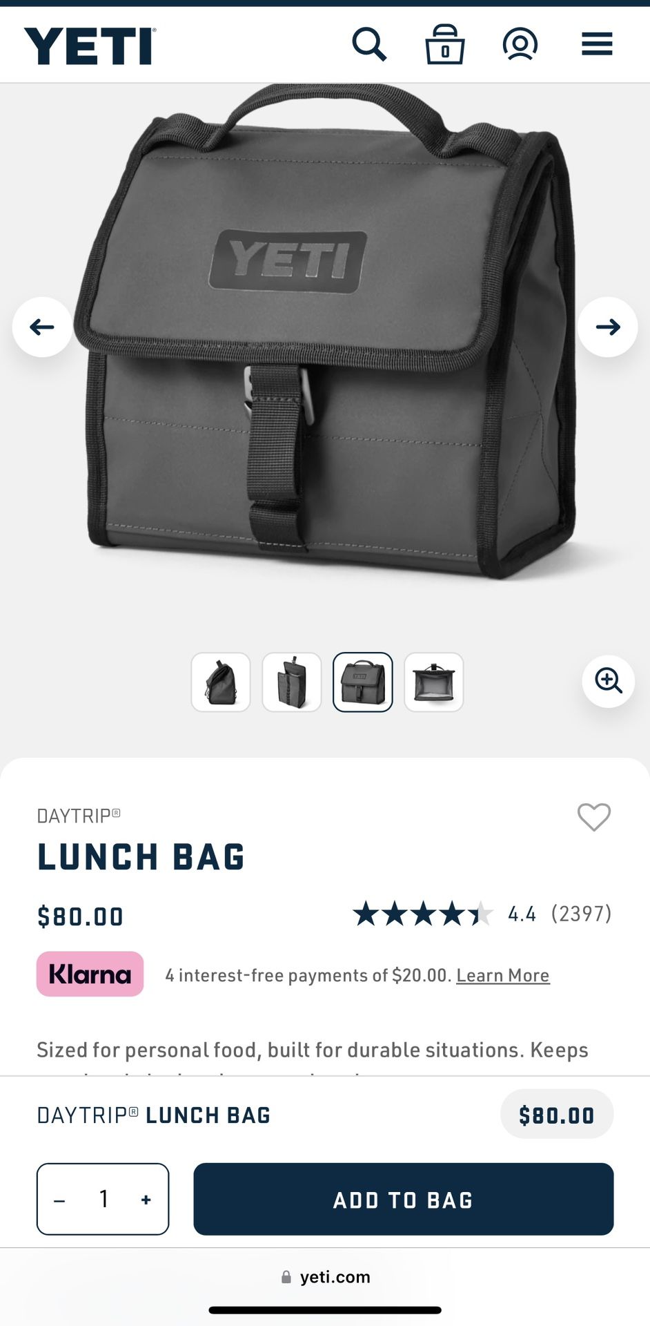Yeti Lunch Bag