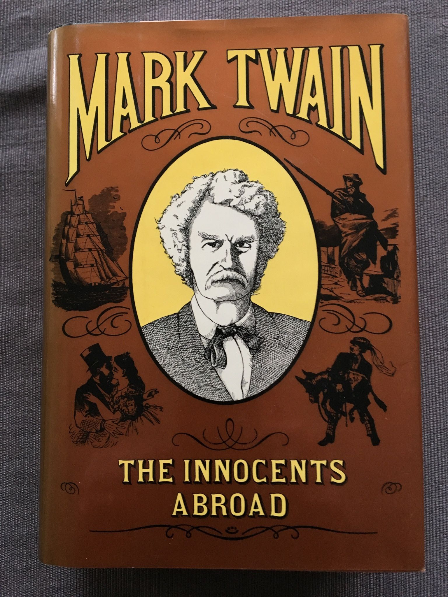 Mark Twain Classic Book The Innocents Abroad, collectors edition, 234 illustrations, new