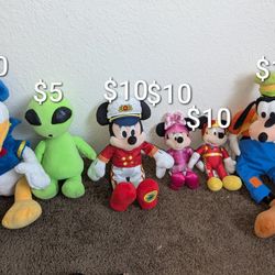 Antique Disney Stuff Animals,Tiki Glasses And Fortnite Wallet 