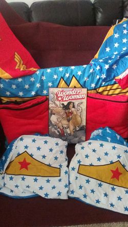 Wonder woman twin bed have double of everything