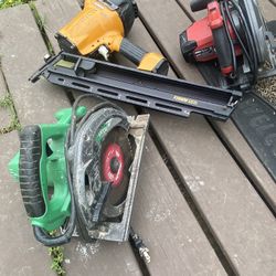  Bostitch Framing Nailer , Skil Saw,hitachi Saw.