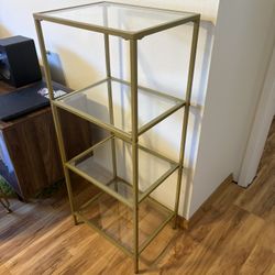 Metal And Glass Shelf 