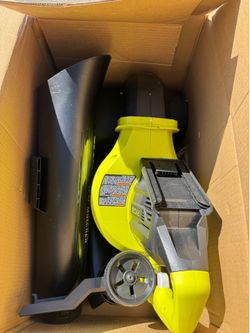 Ryobi 40v leaf vacuum mulcher