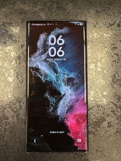 Samsung Galaxy S22 Ultra (128GB, Black, Unlocked)