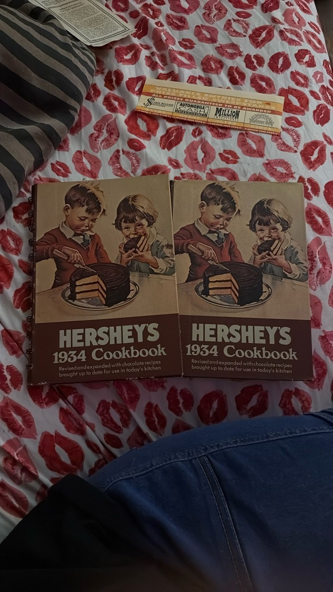Vintage 40s Cookbook, Hershey's 1934 Cookbook, Revised and Expanded with Chocolate Recipes, Retro Cook Book, Old Recipes 