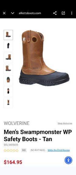 Wolverine Cap Boot Size 7 Y 10 1/5