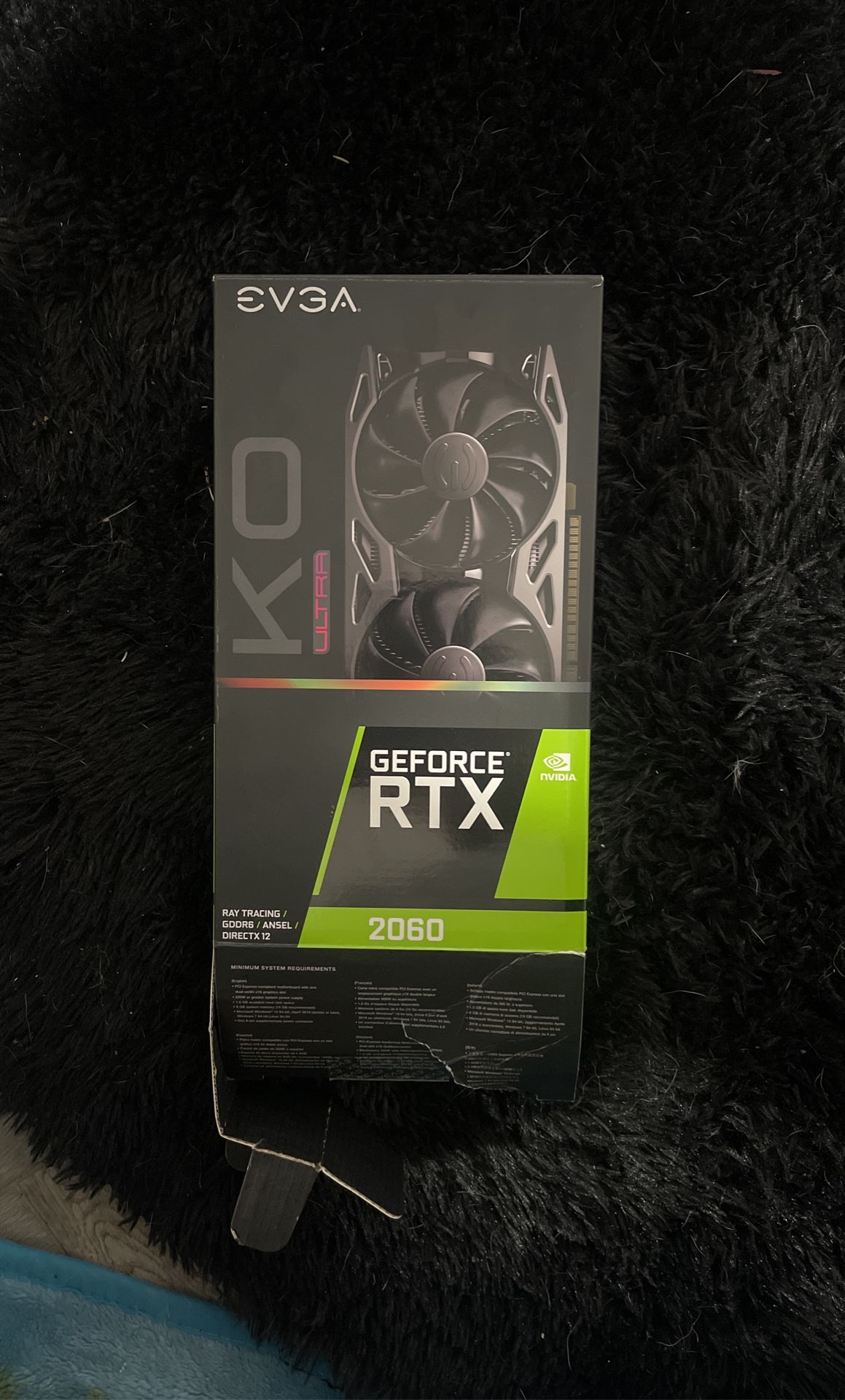 Nvidia Rtx 2060 evga ko ultra graphics card MSRP 291.99 for Sale in