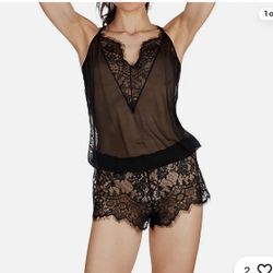 Lace Cross Back Bodysuit with Adjustable Straps