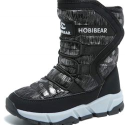 Hobbibear Boys (size - big kid 5,5) Girls Womens (size 7) Snow Boots