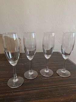 Copas de vidrio