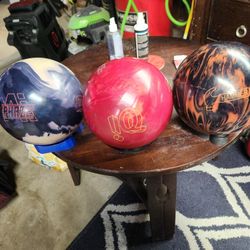 15 Lb Bowling Balls Two Fingers Storm Hammer Pin Up