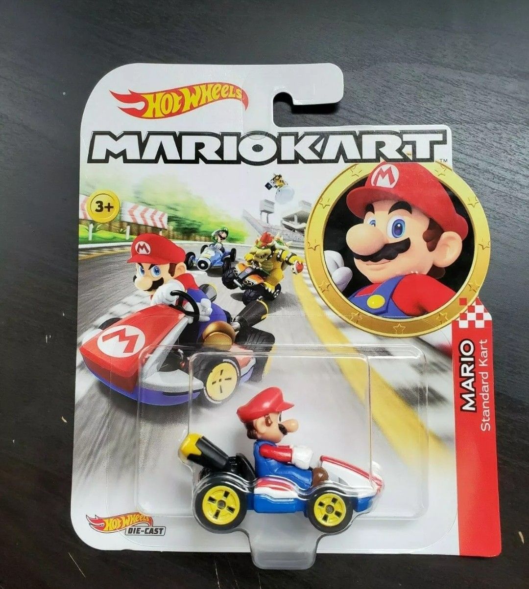 2019 Hot Wheels Super Mario Kart Mario Toy Car