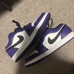 Air Jordan 1 Low Court Purple 