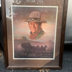 John Wayne Picture Frame 