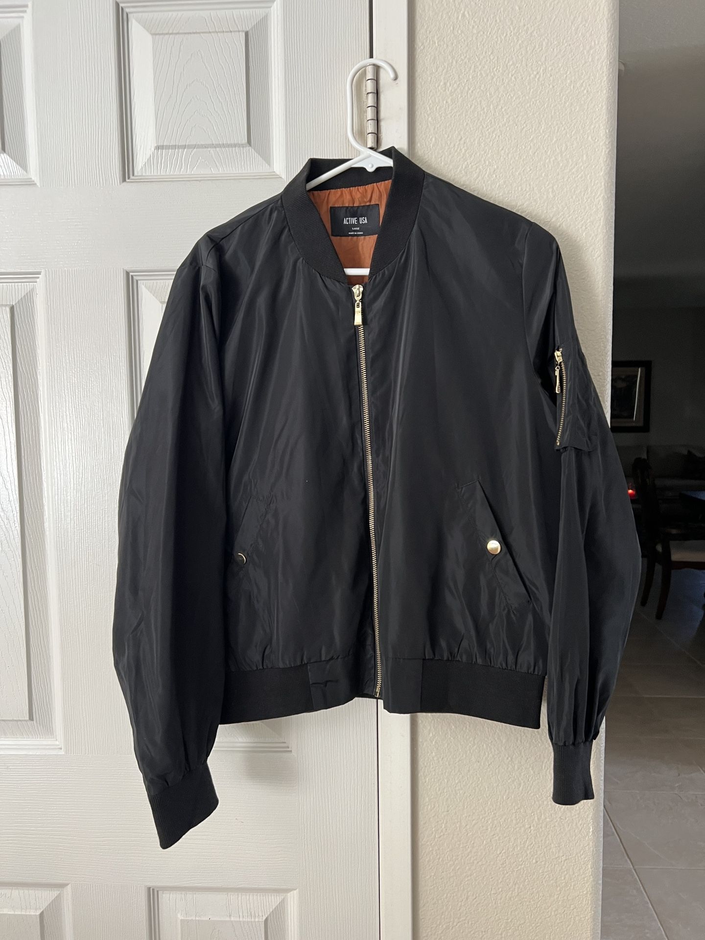Black Bomber Jacket