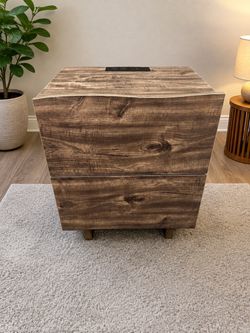 Nightstand with charging station