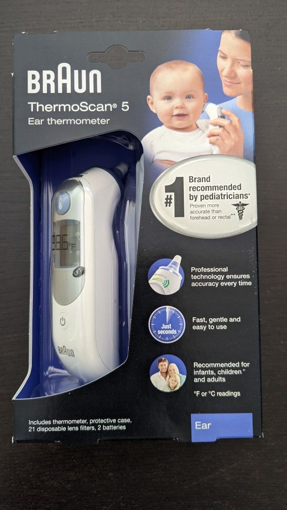 Braun Thermoscan 5 Thermometer (Brand New)!