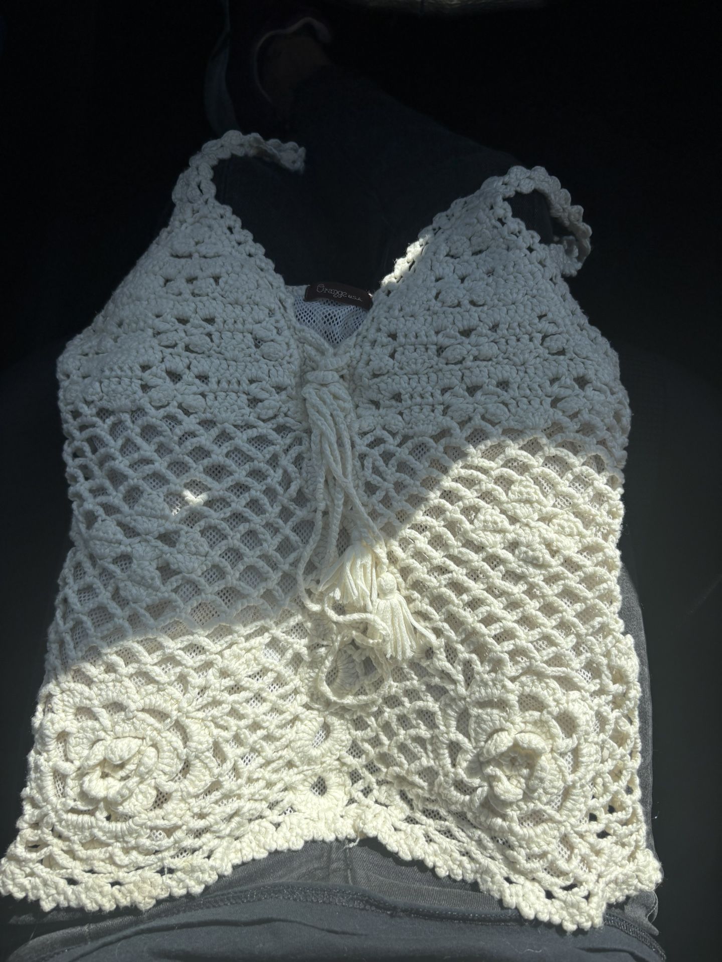 Crochet halter Top